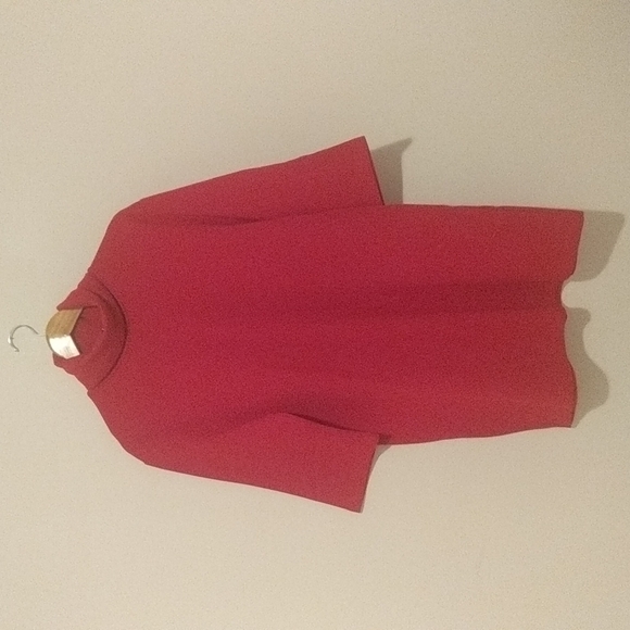 NWT Minimalist Zara Turtleneck Shift Dress with 3/4 Sleeves - Picture 3 of 4
